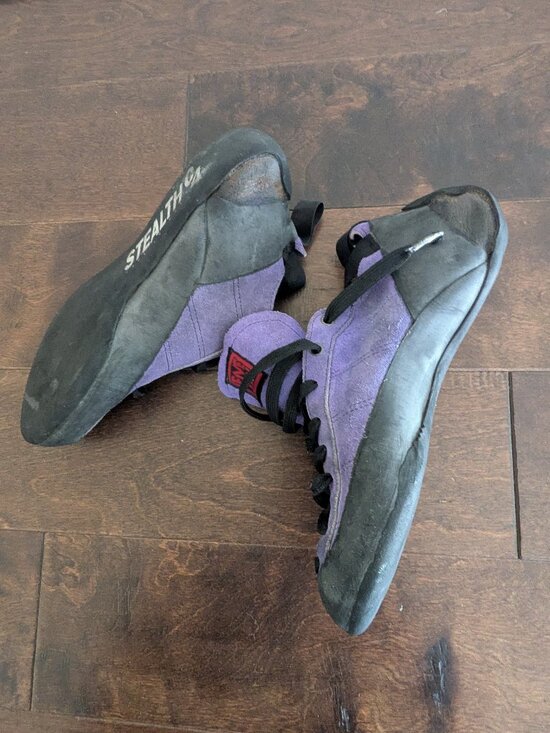 5.10 Five Ten Vantage Climbing Shoes Stealth C4 Purple Lace-Up EU 42 Rock Climbi main image 6
